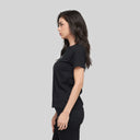 LAERTES T-SHIRT WOMEN BLACK - Monastery