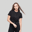 TERRAE T-SHIRT WOMEN BLACK - Monastery
