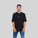 VALENCIA BLACK T-SHIRT OVERSIZE - Monastery